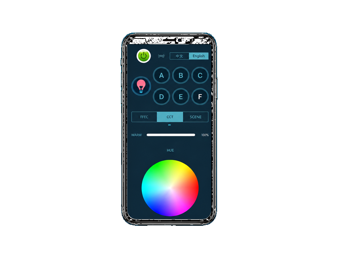 Weeylite Pro alkalmazás a telefonon